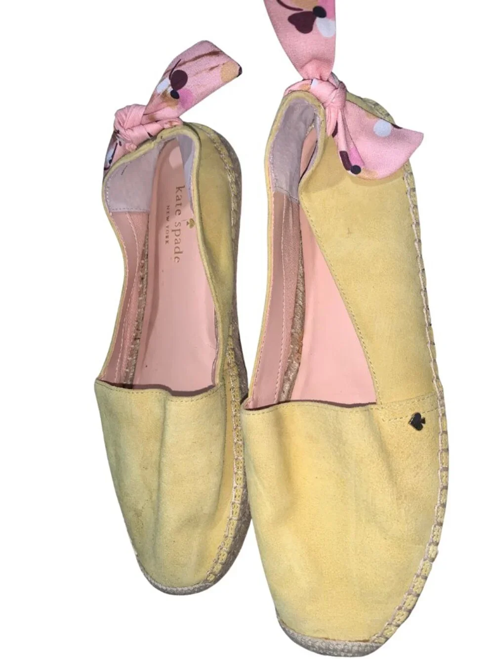 Kate Spade New York Grayson Espadrille in Roasted Maize Yellow - Pre-Loved Size